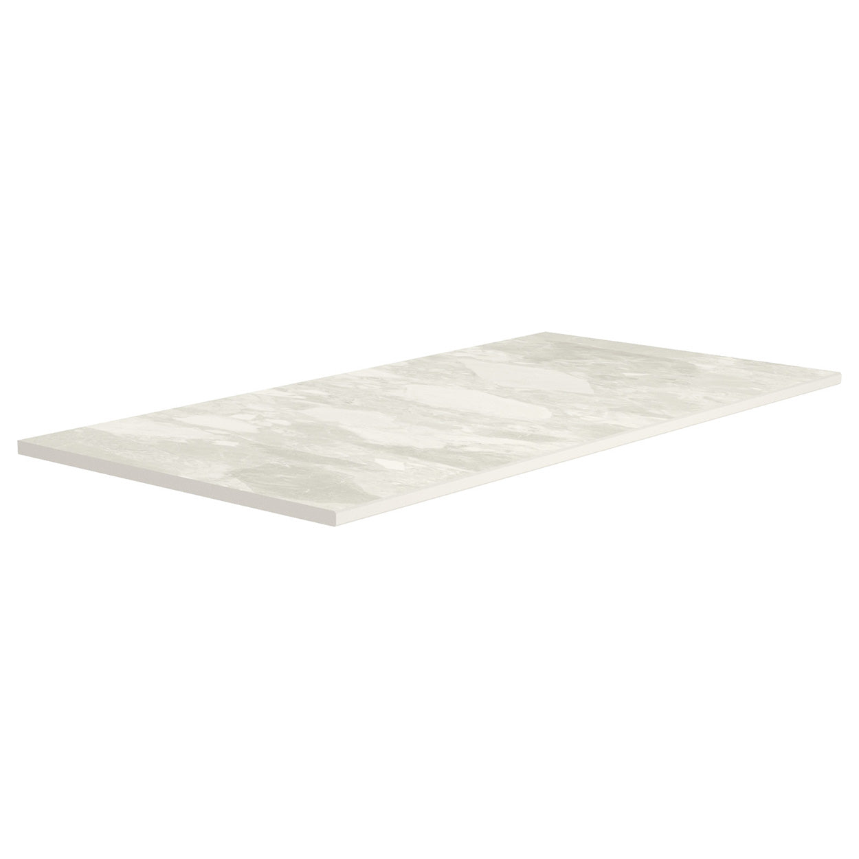 Del Conca Elements 2 Paver in White — concrete-look porcelain pool coping