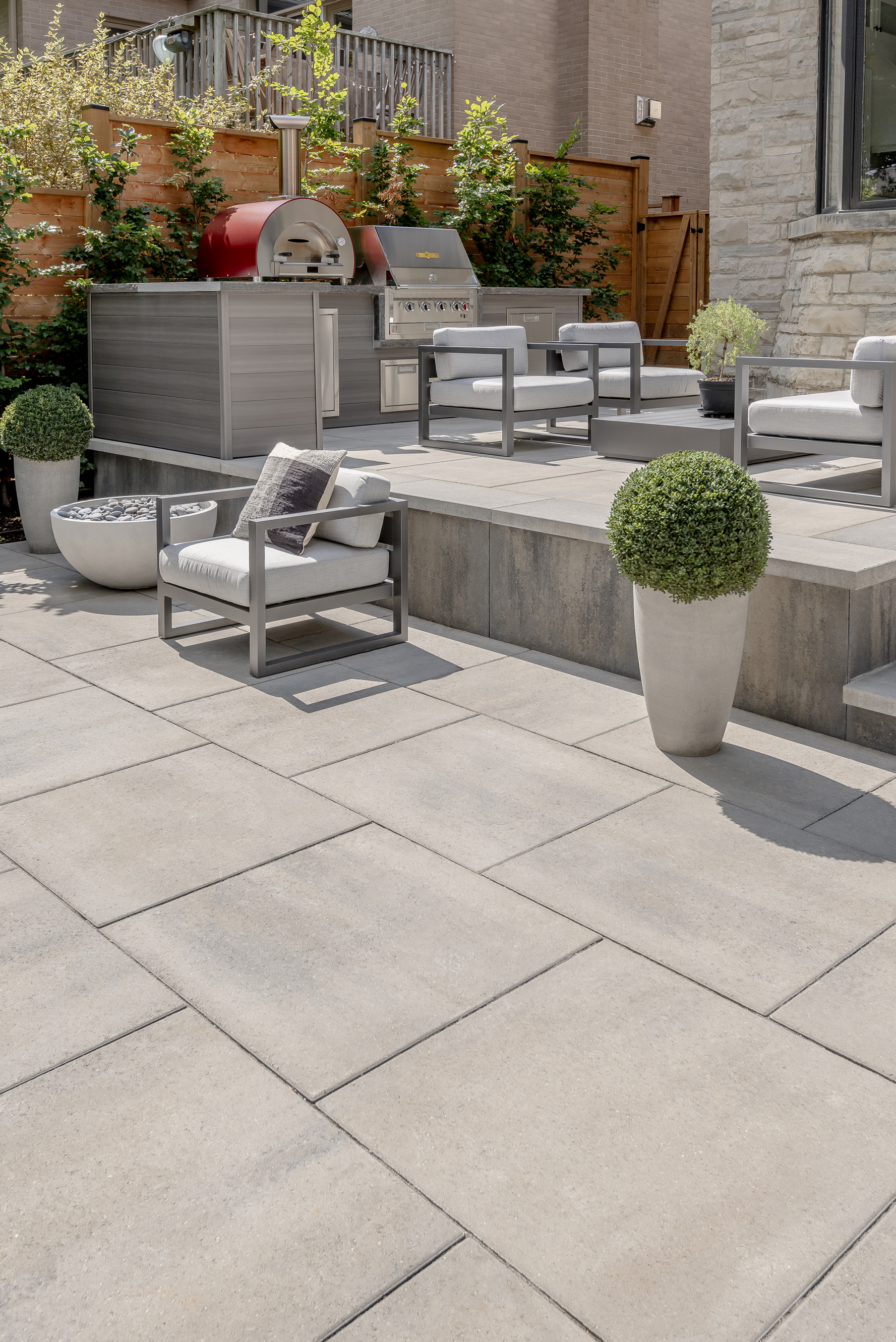 Rinox PROMA Quadra modular paver in Sky Grey