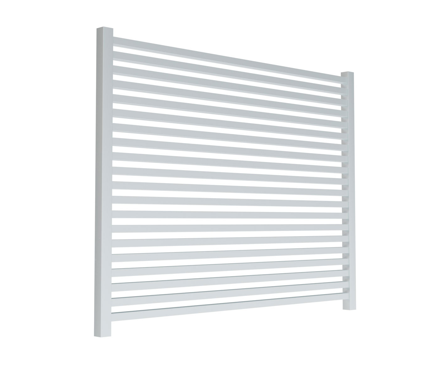 13-foot slat wall in white