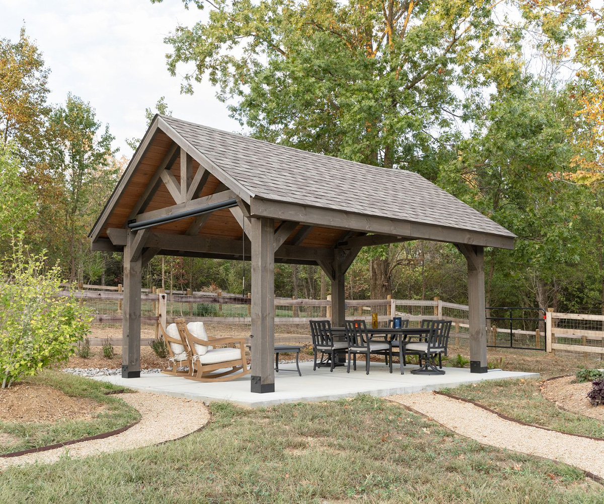Mesa wood pavilion